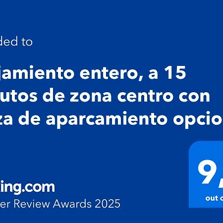 Entero, A 15 Minutos De Zona Centro Con Plaza De Aparcamiento Opcional